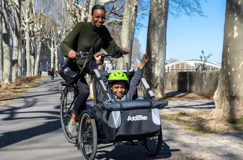 AddBike+ : la remorque velo qui s’adapte à vos besoins quotidiens