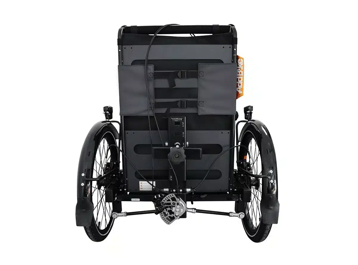 Vélo transport enfant_Vue de derrière module seul