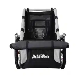 Vélo transport enfant_Vue de face module seul ouvert