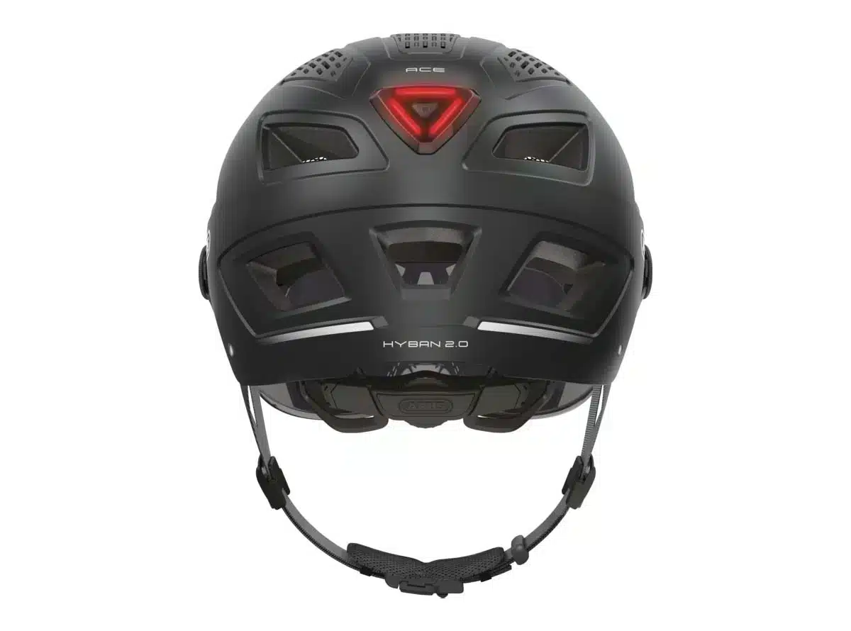 ABUS_Casque velo HYBAN 2.0 ACE noir mat derrière