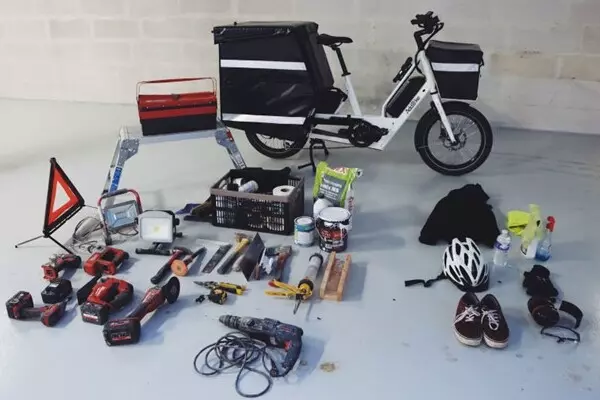 Tout ce que l'on peut mettre dans un velo utilitaire