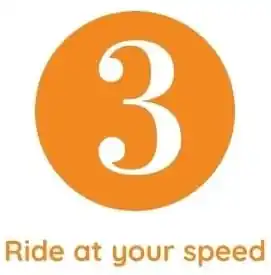 Ride a 3 wheel bike at your own speed 
