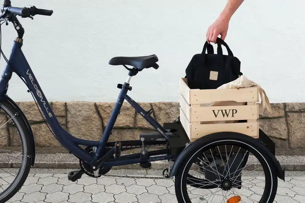Behindertenfahrrad und B-Back als Zubehör