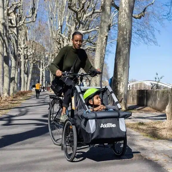 E Bike mit Mittelmotor und das Kid Kit