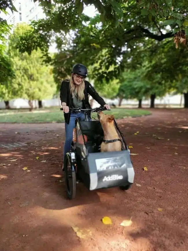 E Bike mit Mittelmotor und das Dog Kit