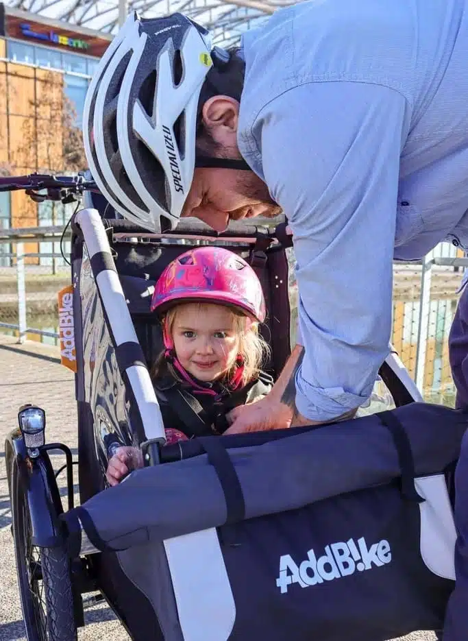 Front Dreirad für Erwachsene für eine Radtour