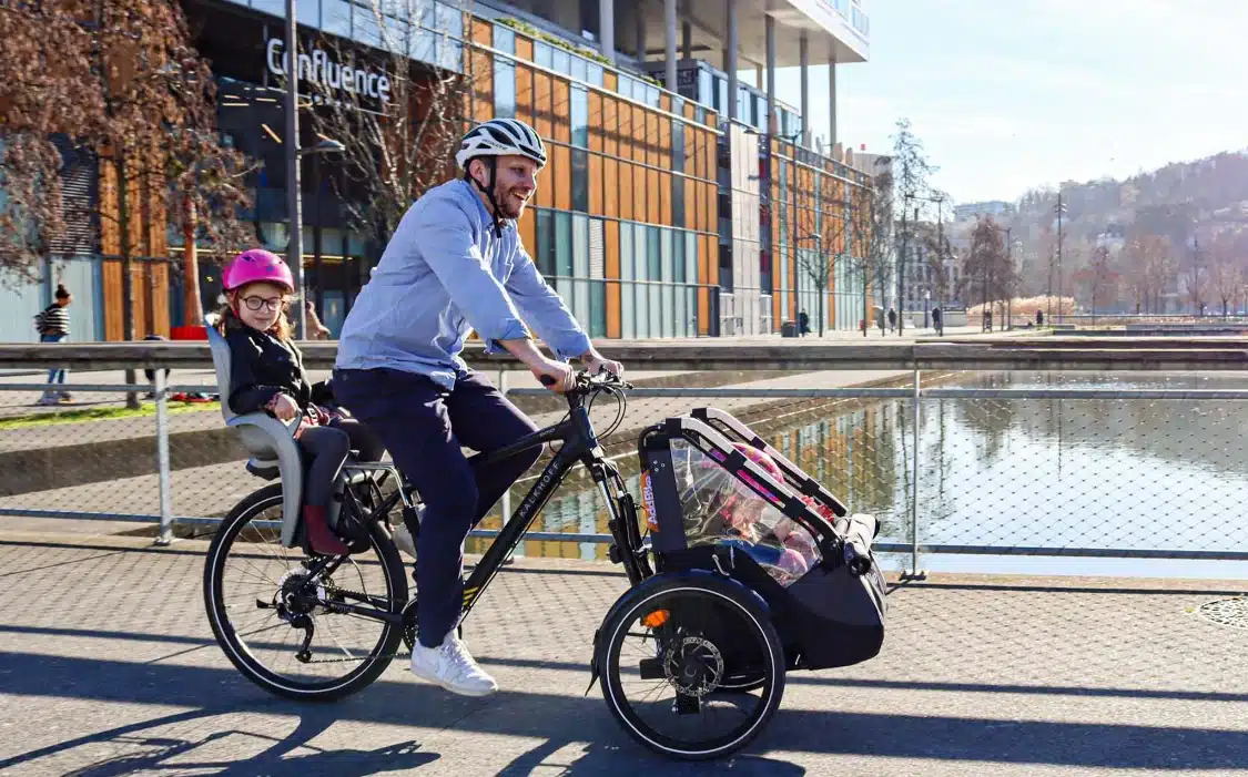 adult tricycle for kids transportation in the city - Kid Kit