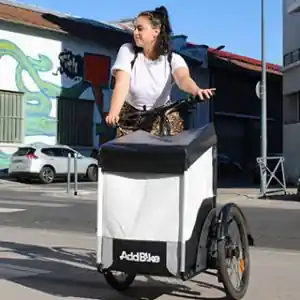 Lastenfahrrad gebraucht mit der Carry Box