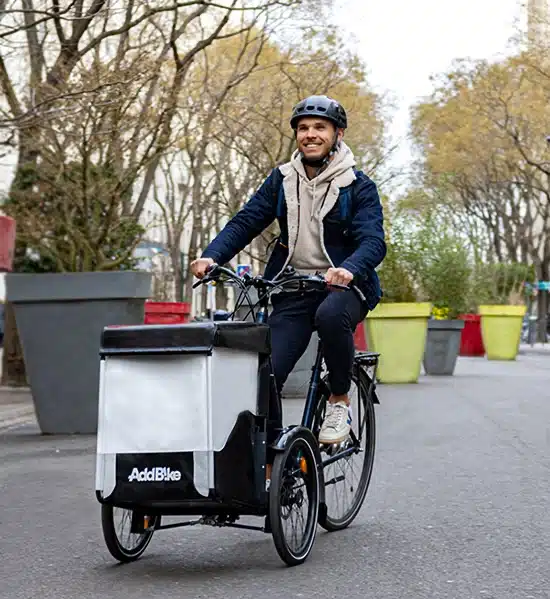 Box Kit_Lastenfahrrad mit Anhänger vorne