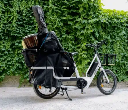 Mit dem Transport Rad Ware und Einkäufe einfach transportieren!