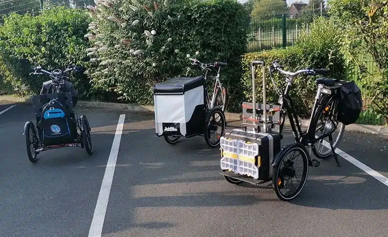 Transportfahrrad ermöglicht durch das AddBike+