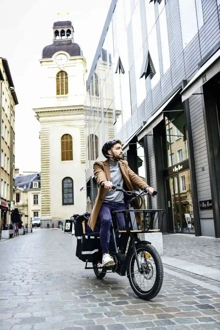 Electric e bike in the underground