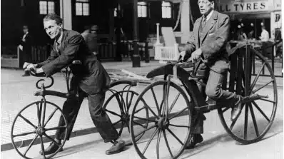 Lastenrad Umbau Kit: historisches Bild
