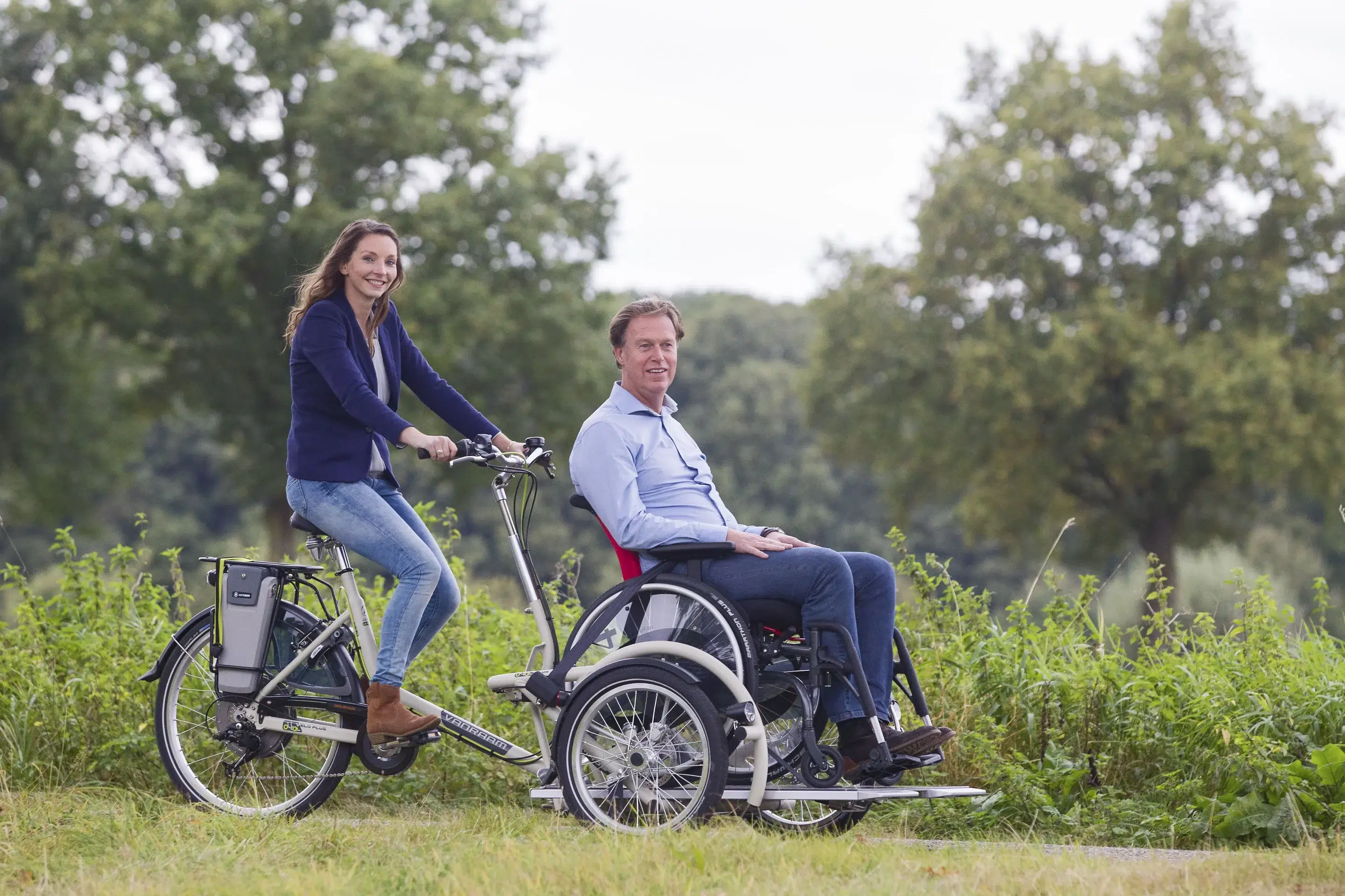 Tricycle transport fauteuil roulant_Véloplus