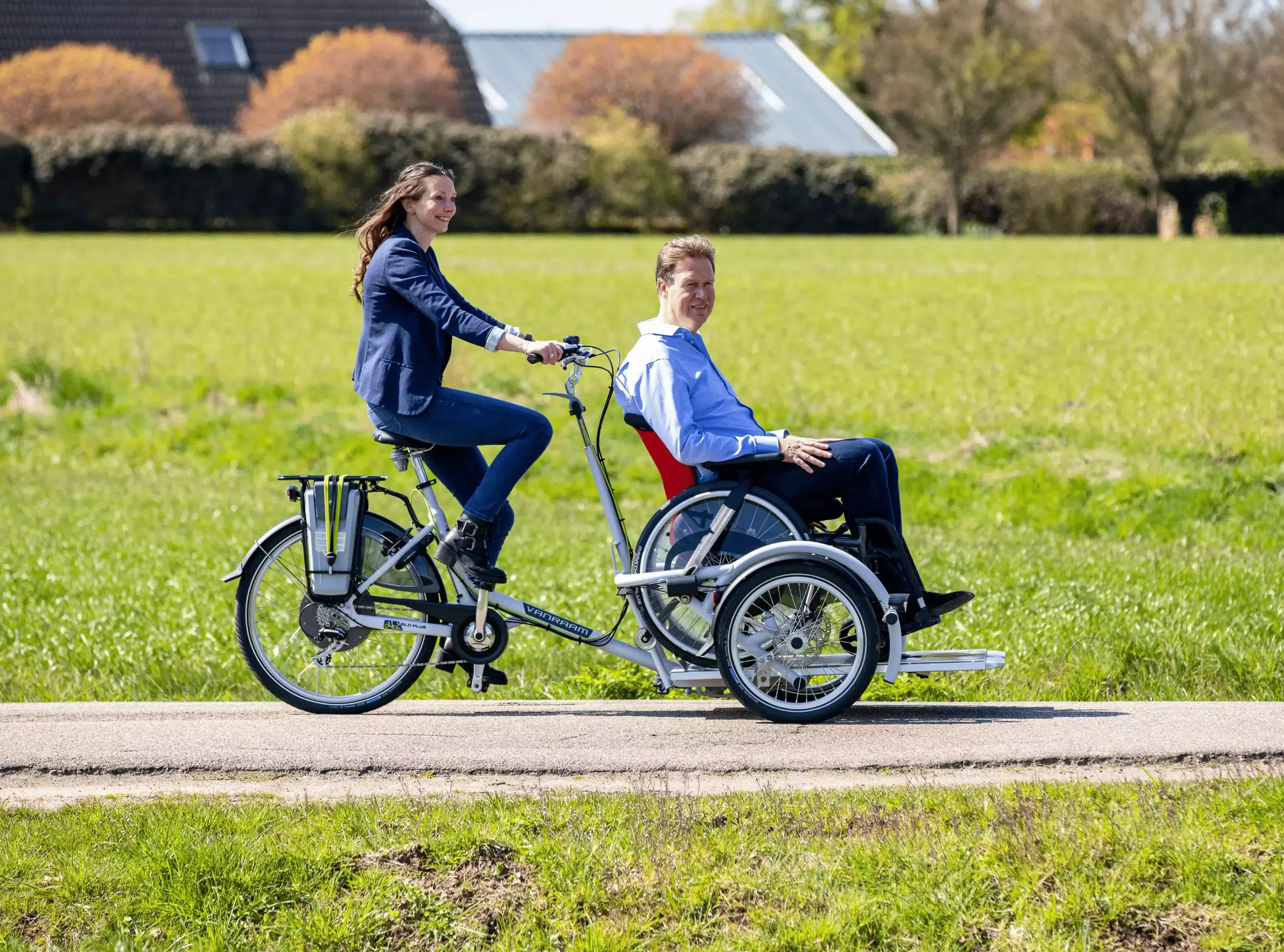 Vélo pour fauteuil roulant_Déplacements quotidiens