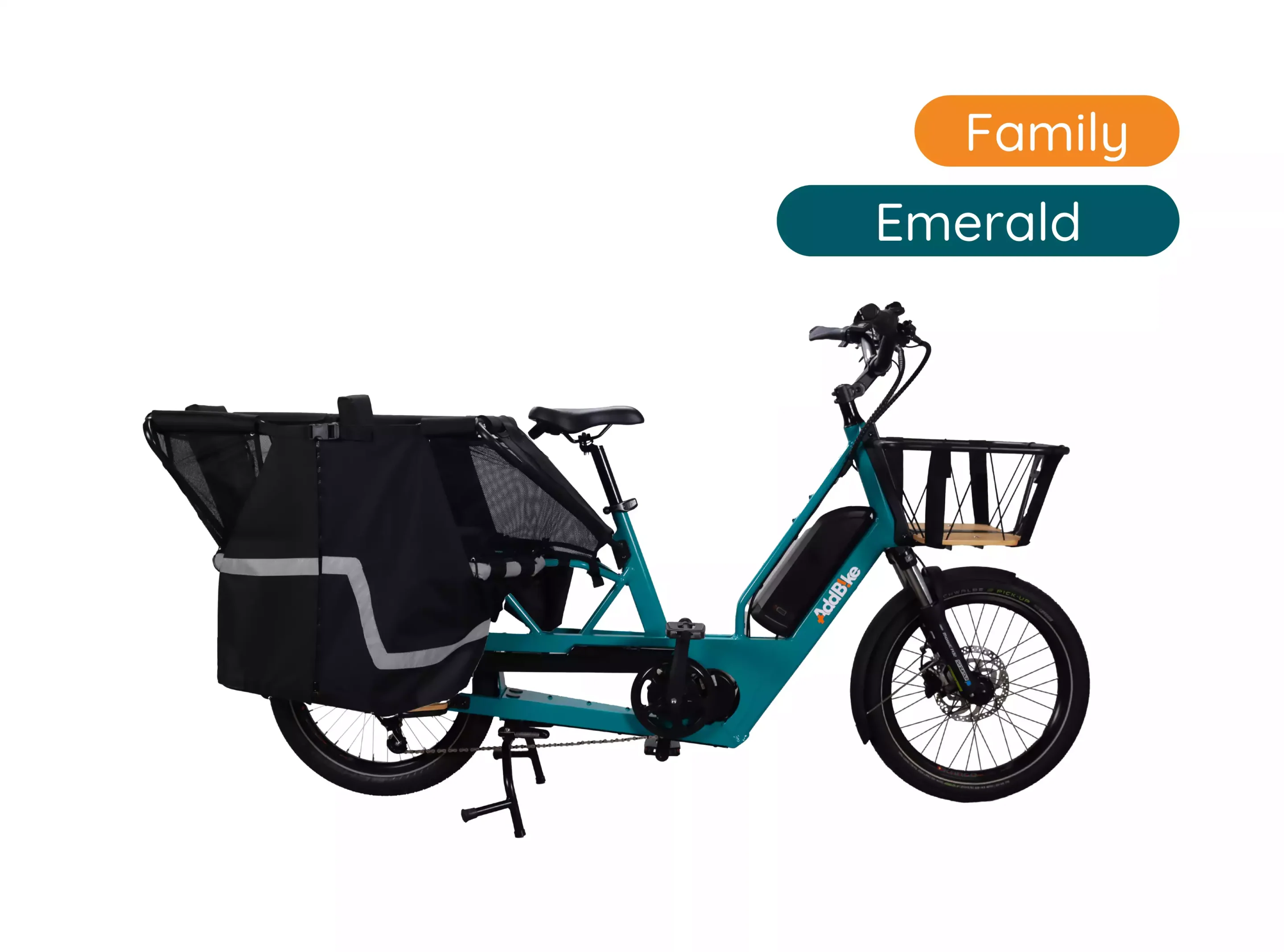 Vélo cargo – U-Cargo Family Emerald